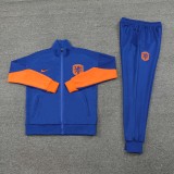 2024 Netherland Blue Jacket Tracksuit/ 2024荷兰蓝色夹克训练服
