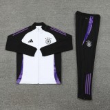 2024Germany White Jacket Tracksuit/ 2024德国白色夹克训练服
