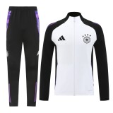2024Germany White Jacket Tracksuit/ 2024德国白色夹克训练服