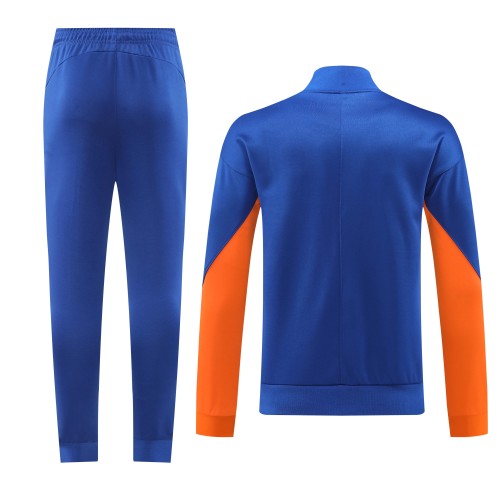 2024 Netherland Blue Jacket Tracksuit/ 2024荷兰蓝色夹克训练服