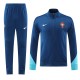 2024 Portugal Blue Jacket Tracksuit/ 2024葡萄牙蓝色夹克训练服