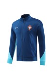 2024 Portugal Blue Jacket Tracksuit/ 2024葡萄牙蓝色夹克训练服