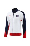 24-25 PSG White Jacket Tracksuit/ 24-25巴黎白色夹克训练服