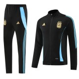 2024 Argentina Black Jacket Tracksuit/ 2024阿根廷黑色夹克训练服