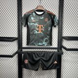 24-25 Bayern Munich Away Kids Kit/ 24-25拜仁客场童装