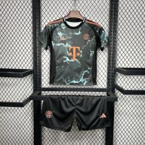 24-25 Bayern Munich Away Kids Kit/ 24-25拜仁客场童装