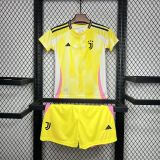 24-25 Juventus Away kids kit /24-25尤文图斯客场童装