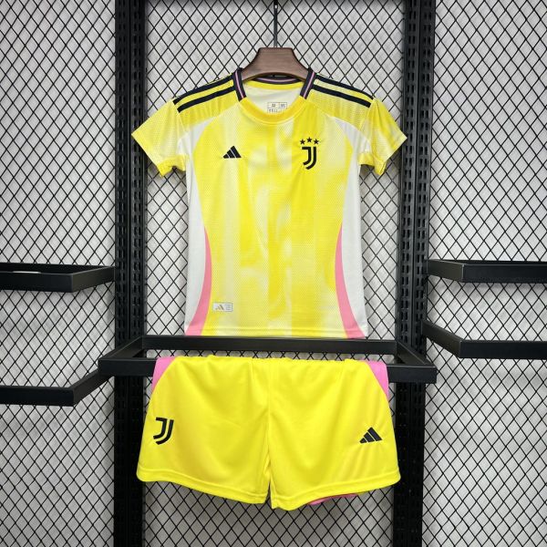 24-25 Juventus Away kids kit /24-25尤文图斯客场童装