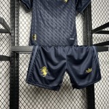 24-25 Juventus Third Away kids kit /24-25尤文图斯第二客场童装