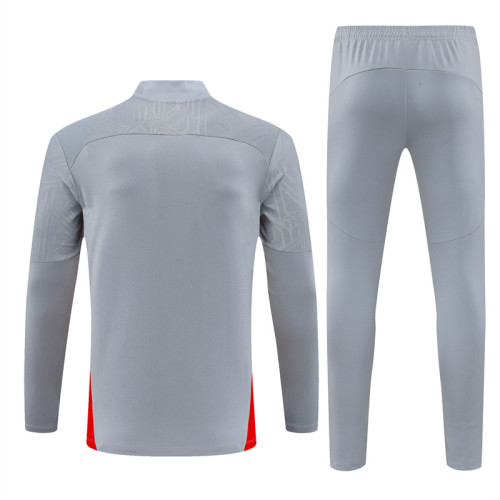 24-25 AC Milan Grey Training Suit/24-25AC米兰半拉训练服