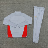 24-25 AC Milan Grey Training Suit/24-25AC米兰半拉训练服