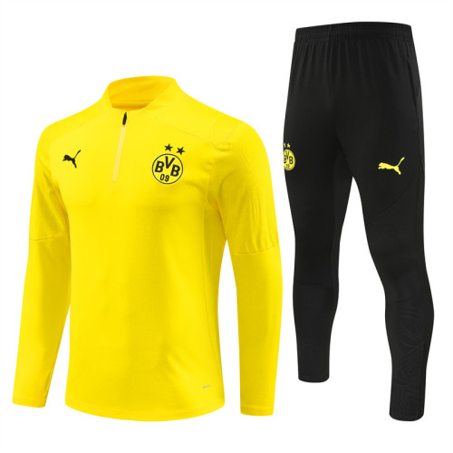 24-25 Borussia Dortmund Yellow Training Suit/24-25多特蒙德半拉训练服
