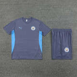 24-25 Manchester City Short Sleeve Training Suit/ 24-25曼城短袖训练服