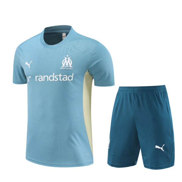 24-25 Olympique Marseille Short Sleeve Training Suit/ 24-25马赛短袖训练服