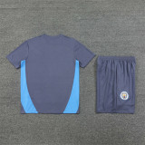 24-25 Manchester City Short Sleeve Training Suit/ 24-25曼城短袖训练服