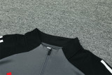 24-25 Manchester United Grey Training Suit/ 24-25曼联半拉训练服