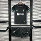 24-25 Liverpool Away Kid Kit/24-25利物浦客场童装