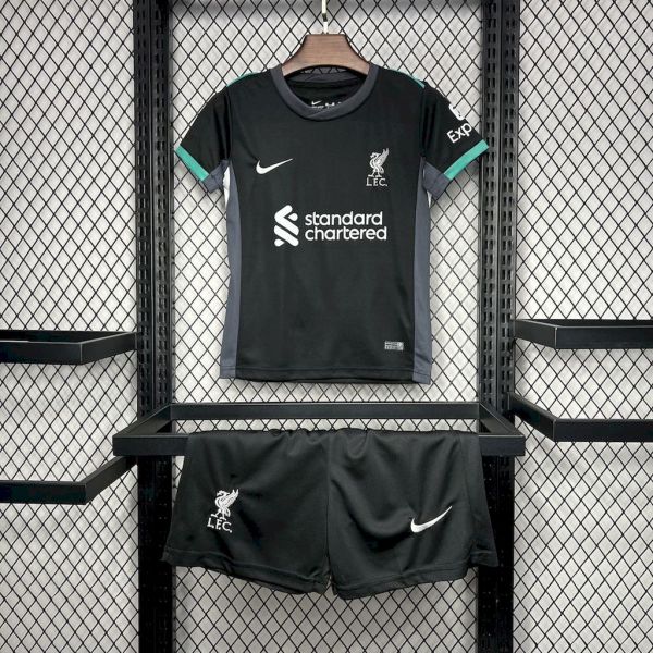 24-25 Liverpool Away Kid Kit/24-25利物浦客场童装