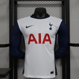 24-25 Hot Home Long Sleeve Player Jersey/24-25 热刺主场球员版长袖