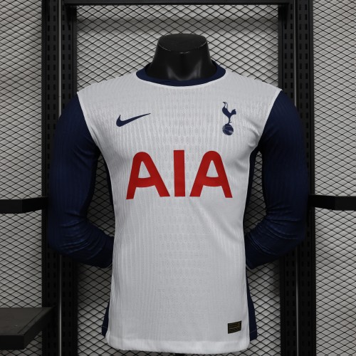 24-25 Hot Home Long Sleeve Player Jersey/24-25 热刺主场球员版长袖