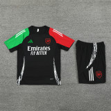 24-25 Arsenal Black Short Sleeve Training Suit/ 24-25阿森纳短袖训练服