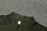 24-25 Manchester City Army Green Training Suit/24-25曼城半拉训练服