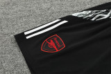 24-25 Arsenal Black Short Sleeve Training Suit/ 24-25阿森纳短袖训练服