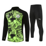 24-25 Manchester City Camouflage style Training Suit/24-25曼城半拉训练服