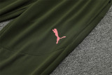 24-25 Manchester City Army Green Training Suit/24-25曼城半拉训练服