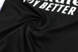 24-25 Real Madrid Black Training Suit/ 24-25皇马半拉训练服