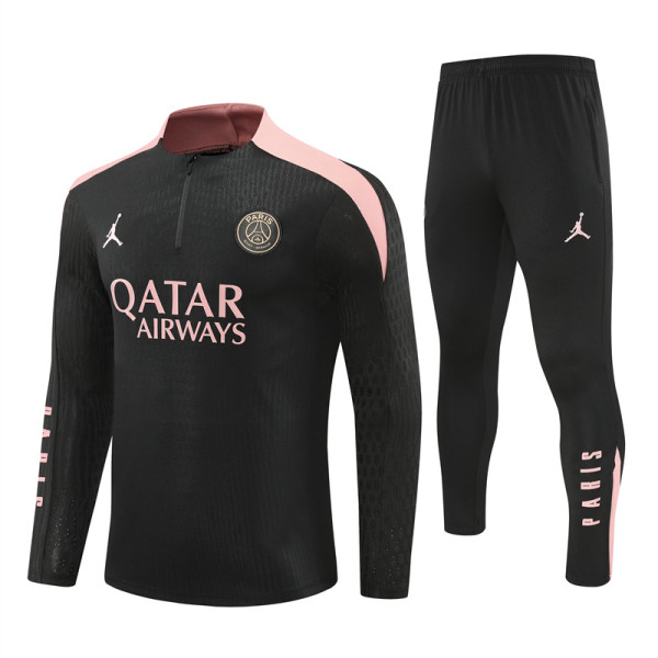 24-25 PSG Black and Pink Player Training Suit/24-25PSG巴黎训练服，球员版