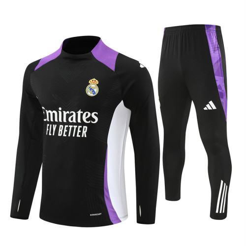 24-25 Real Madrid Player Version Training Suit/24-25皇马半拉训练服，球员版