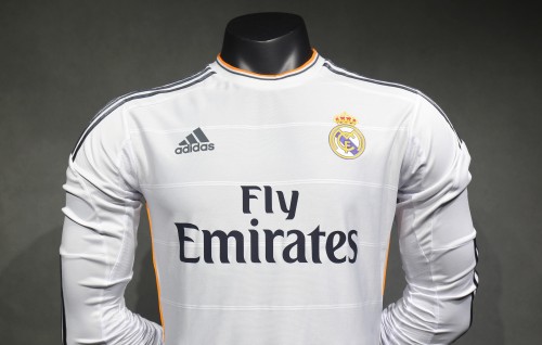 13-14 Real Madrid Home Retro Player Long Sleeve Jersey/13-14皇马主场球员长袖
