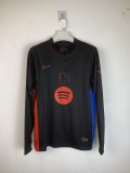 24-25 Barcelona Away Fans Version Long sleeve Jersey/ 24-25巴萨客场长袖