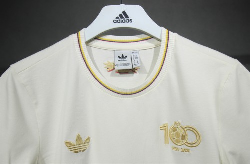 2024 Colombia Centenario 100 year anniversary  T- shirts /2024 哥伦比亚100周年白色T恤