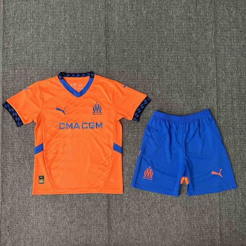 24-25 Olympique Marseille Third Kids Kit/24-25马赛第二客场童装