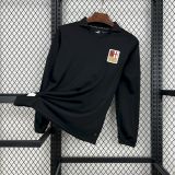 24-25 AC Milan 125th Anniversary Long Sleeve Black Fans Jersey/24-25 AC米兰125周年球迷版黑色长袖