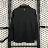 24-25 AC Milan 125th Anniversary Long Sleeve Black Fans Jersey/24-25 AC米兰125周年球迷版黑色长袖