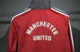 24-25 Manchester United Red Retro Jacket Suit/ 24-25 曼联红色复古夹克套装