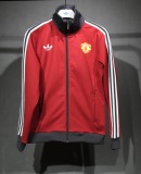 24-25 Manchester United Red Retro Jacket Suit/ 24-25 曼联红色复古夹克套装
