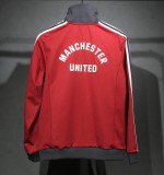 24-25 Manchester United Red Retro Jacket Suit/ 24-25 曼联红色复古夹克套装
