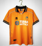 99-00 Valencia Away Retro Jersey/99-00 瓦伦西亚客场球衣