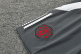24-25 Manchester United Grey Short Sleeve Training Suit/ 24-25曼联短袖训练服