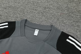 24-25 Manchester United Grey Short Sleeve Training Suit/ 24-25曼联短袖训练服