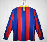 10-11 Barcelona Champions League Home Long Sleeve  Retro Jersey/10-11巴萨主场长袖,欧冠版