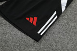 24-25 Manchester United Red Short Sleeve Training Suit/ 24-25 曼联红色短袖训练服