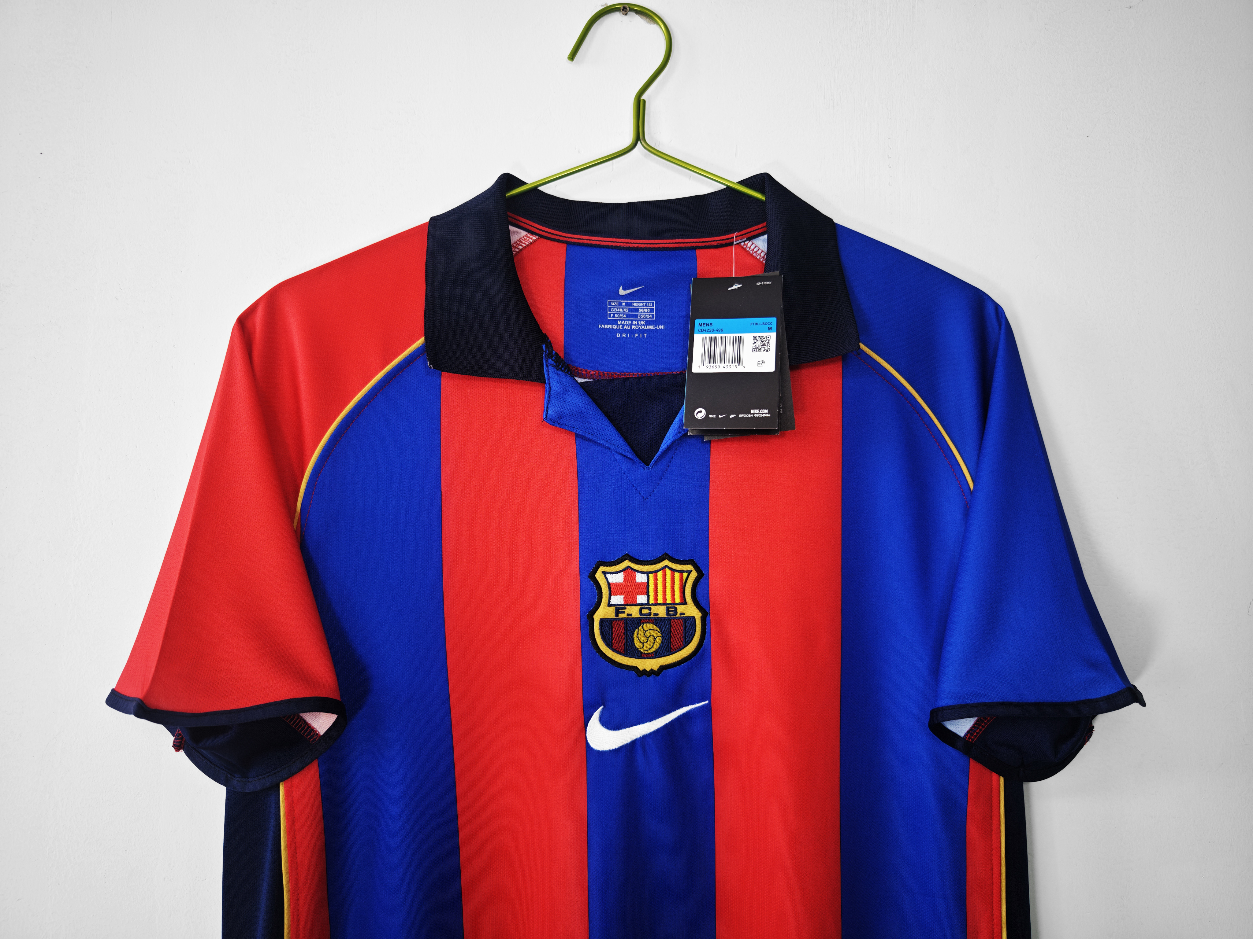01-02 Barcelona Home Retro Jersey/01-02巴萨主场
