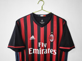 16-17 AC Milan Home Retro Jersey/16-17AC米兰主场