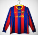 10-11 Barcelona Champions League Home Long Sleeve  Retro Jersey/10-11巴萨主场长袖,欧冠版