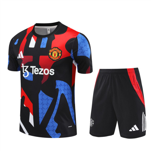 24-25 Manchester United Short Sleeve Training Suit/ 24-25 曼联短袖训练服
